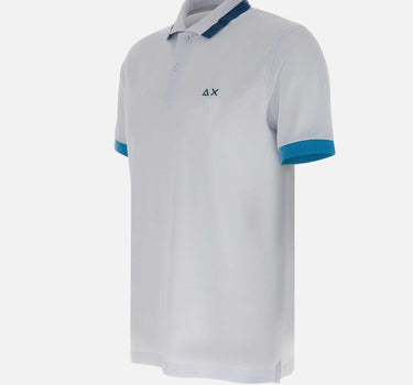 Polo "Big stripes on collar" A35112 01 SUN68 