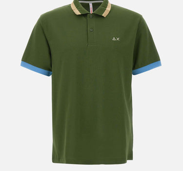 Polo "Big stripes on collar" A35112 37 SUN68 