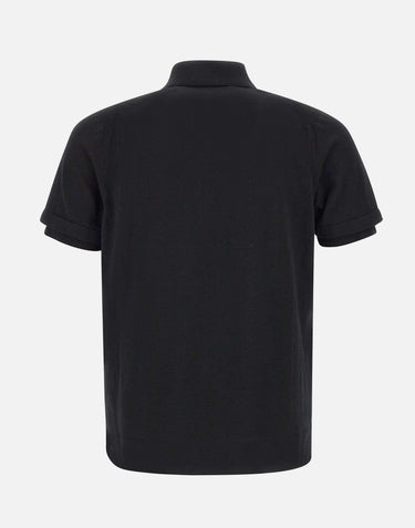 Polo in cotone PMG12 BLACK PREMIATA 