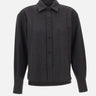 Camicia in lana vergine 1326WSH007474F DKGREY VICTORIA BECKHAM 