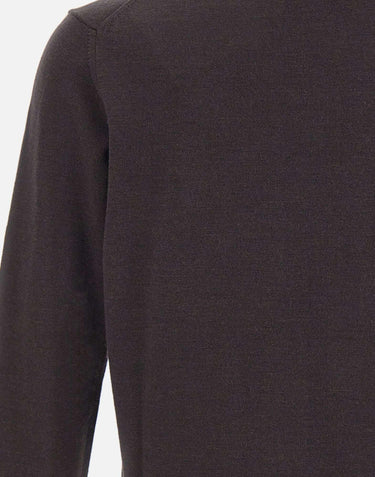 Pullover girocollo in lana vergine 402201 146 KANGRA 