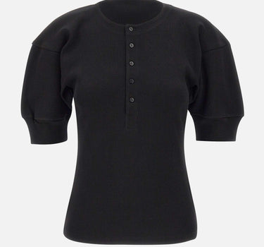 "Grey Marl Sweater" 1425JTP006684A BLACK VICTORIA BECKHAM 