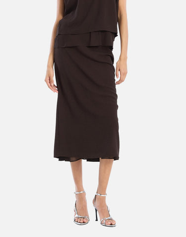 Gonna midi a due strati 115288 1667 ROTATE BIRGER CHRISTENSEN 