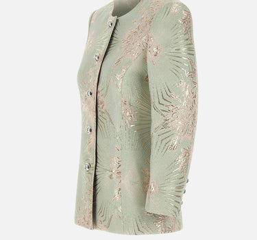 Giacca sartoriale jacquard WT002 LTGREEN JACQUES WEI 