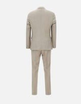 Abito tre pezzi slim fit in lana vergine 50561836 068 BOSS 