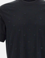 T-shirt cotone e lyocell EM001400 AF10017FC185 EMPORIO ARMANI 