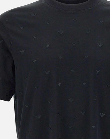 T-shirt cotone e lyocell EM001400 AF10017FC185 EMPORIO ARMANI 
