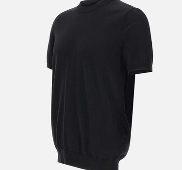Maglia in crepe di cotone DK87003 NERO DIKTAT 