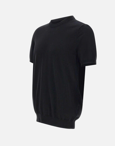 Maglia in crepe di cotone DK87003 NERO DIKTAT 