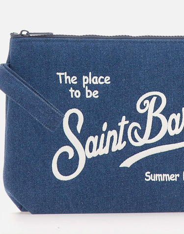 Pochette "Aline Denim" ALI0017 00436L MC2 SAINT BARTH 