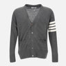 Cardigan "Classic V-Neck" in pura lana merino MKC002A Y1014038 THOM BROWNE 