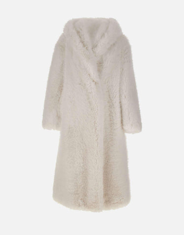 "Mink hood coat" MINKCOAT WHITE BB COUTURE 