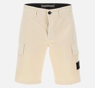 Shorts in broken twill effetto "old" L100018S0004 V0193 STONE ISLAND 