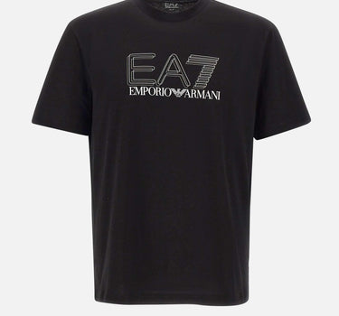T-shirt "Visibility" in jersey di cotone 7M001307 AF10375UC001 EA7 