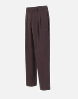 Pantaloni in twill drappeggiato 50561961 207 BOSS 