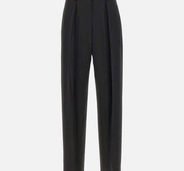 "Satin tailored trousers" 1425WTR002857J BLACK VICTORIA BECKHAM 