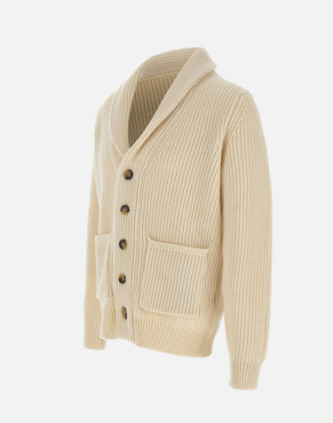 Cardigan in lana e cashmere CS3MLT WC5P020 FILIPPO DE LAURENTIIS 