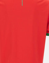 T-shirt in cotone elasticizzato con bandiera 50562134 647 BOSS 
