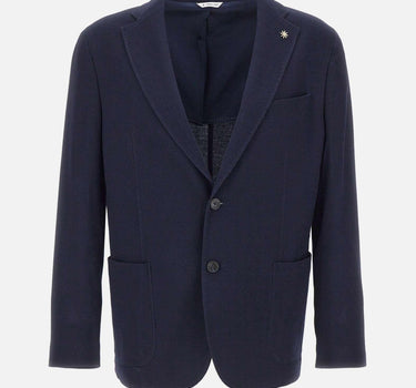 Blazer in misto lana con micro texture 4032G2034 26312289 MANUEL RITZ 