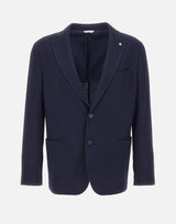 Blazer in misto lana con micro texture 4032G2034 26312289 MANUEL RITZ 
