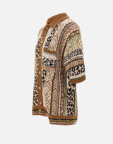 Camicia in maglia jacquard S6LAMAKS059 920 LANEUS 