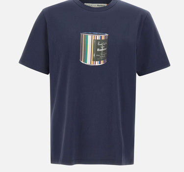 Paul Smith loves Barbour- Wax Tin t-shirt MTS1526 MTSNY91 BARBOUR X PAUL SMITH 