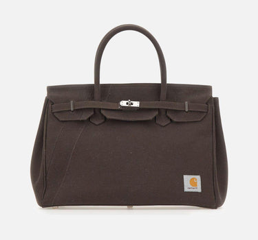 Borsa a mano riciclata 37502 BROWN ANOTHER CHANCE 