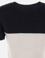 T-shirt "Slash Contrast" 326JTS272JS0203 BLACKHERWHT COURREGES 