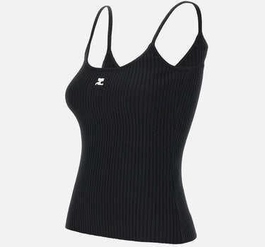 Top "Reedition" PERMDE012FI0001 BLACK COURREGES 