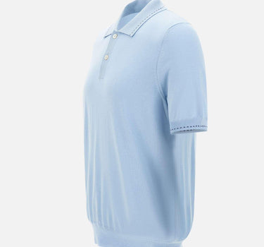 Polo in misto seta 43142 16224510 GRAN SASSO 