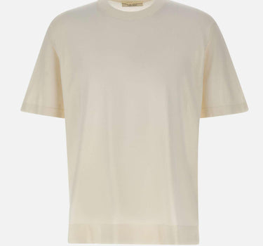 T-shirt in crêpe di cotone TS0MCOV CR14R020 FILIPPO DE LAURENTIIS 