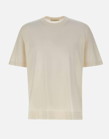 T-shirt in crêpe di cotone TS0MCOV CR14R020 FILIPPO DE LAURENTIIS 