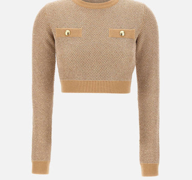 Top "Daily" in maglia con paillettes MK56T57E2 EA2 ELISABETTA FRANCHI 