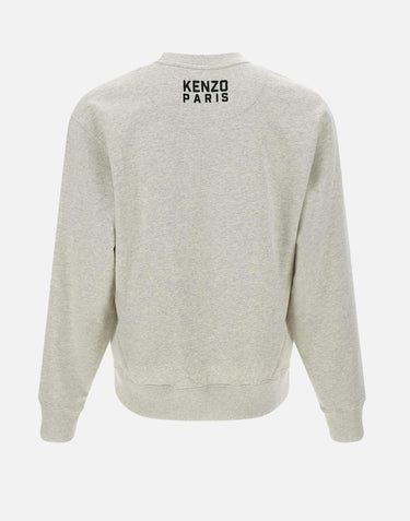 Felpa "Happy tiger" in cotone FF55SW2634MF 93 KENZO PARIS 