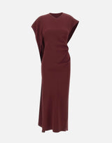 "Victoria Midi Dress" 1326WDR007380B CINNABAR VICTORIA BECKHAM 