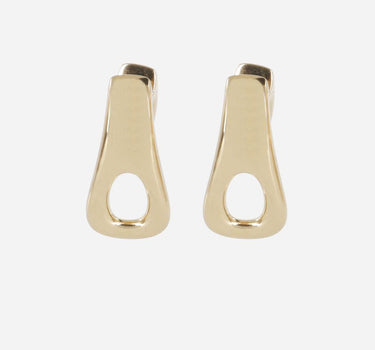 "Organic pair earrings on the design of our iconica 1969 bag chain" 25ABB0436MET795 P710 RABANNE 