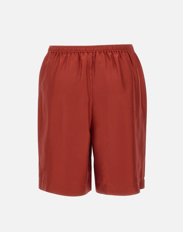 Shorts " Zinia" in seta ZINIA TOMATO LOULOU DE SAISON 