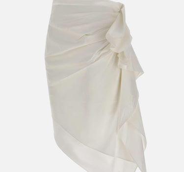 Gonna con drappeggio laterale "Cyprus" 21808 000 THE GARMENT 