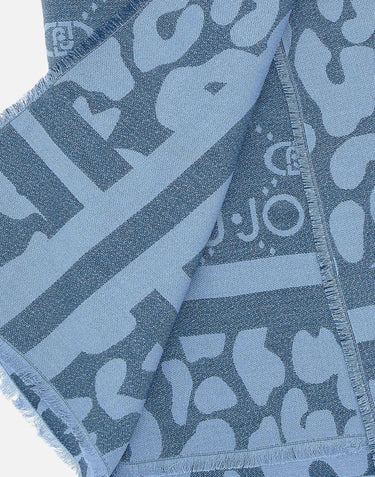 Stola con logo 2F5040T0300 94033 LIU-JO 