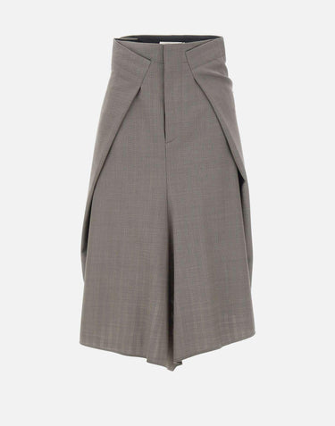Gonna midi sartoriale 1226WSK007224B NICKEL VICTORIA BECKHAM 