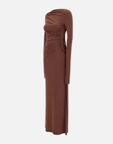 Abito "Veronica" in crepe T170119A TJP073CACAO THE ANDAMANE 