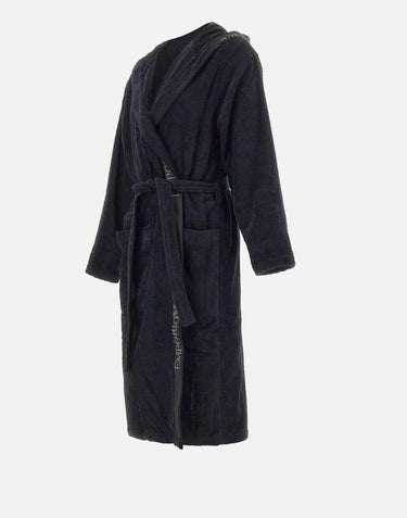 Accappatoio in spugna di cotone EM002255 AF14986UC001 EMPORIO ARMANI 