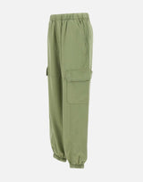 "Fluid fabric cargo trousers" P35205 84 SUN68 