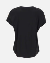 T-shirt con dettaglio gioiello G066Z100589N 033 ELENA MIRO' 
