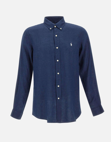 Camicia in lino 710966294 504 POLO RALPH LAUREN 