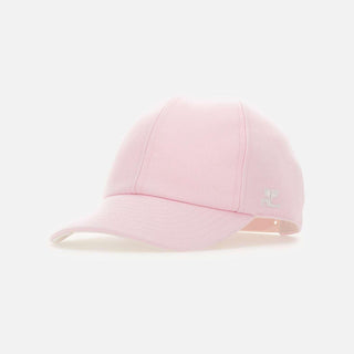Cappello da baseball "Signature" 125ACT039CO0024 LTPINK COURREGES 