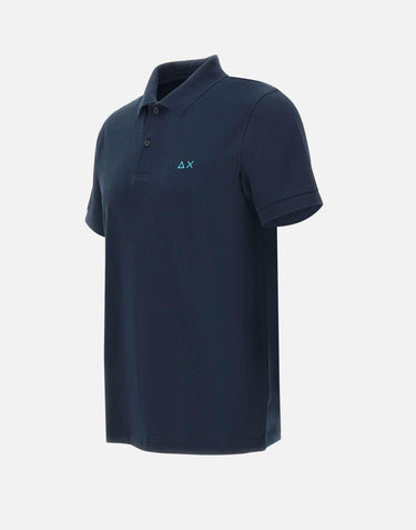 "Print under collar polo shirt" A35115 07 SUN68 