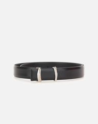 Cintura in pelle liscia U08374CAF NERO ORCIANI 