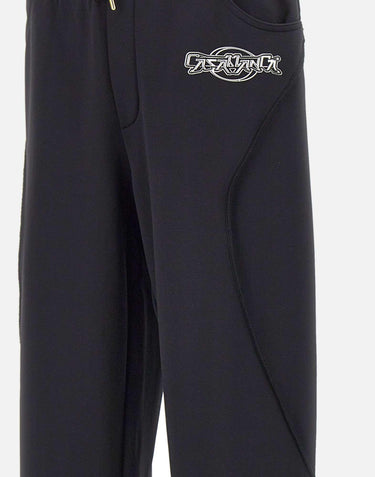 "Italian Loopback Oversized Panelled Sweatpants" UAW25JTR314 01 CASABLANCA 