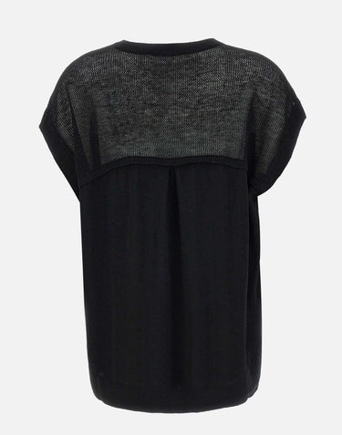 Blusa in seta QP1NT027 0001 KAOS 